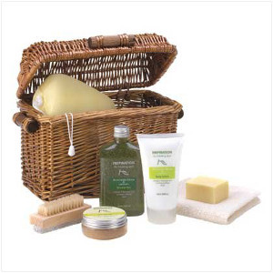 Healing Spa Bath And Body Products Therapy Gift Basket