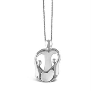 Mother and 2 Children family necklace