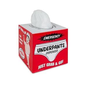 Bizarre emergency underpants dispenser