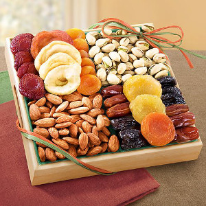 Fruit gift basket ideas - Pacific Coast Classic Dried Fruit Tray Gift