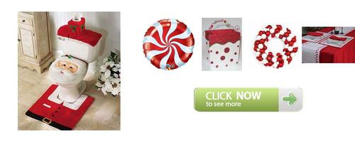 Photo of Red and White Christmas Theme Party Decoration Idea